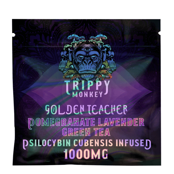 TRIPPY MONKEY – POMEGRANATE LAVENDER GREEN TEA